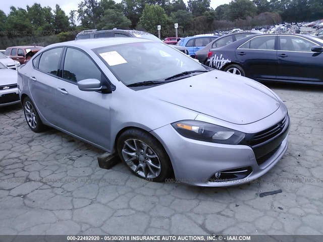 1C3CDFBB0FD132376 - 2015 DODGE DART SXT GRAY photo 1