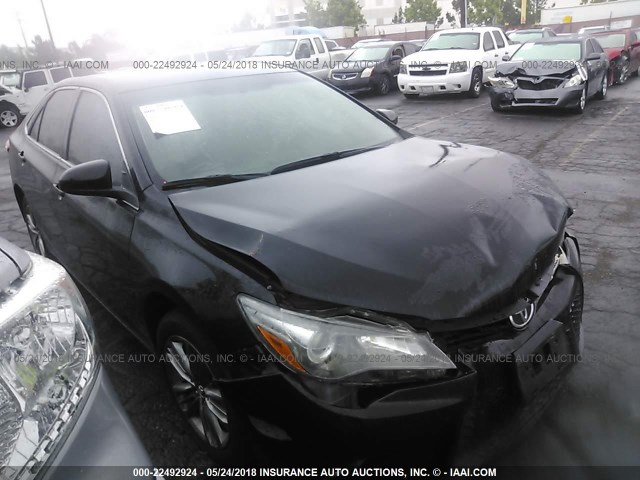 4T1BF1FK8GU175729 - 2016 TOYOTA CAMRY LE/XLE/SE/XSE BLACK photo 1