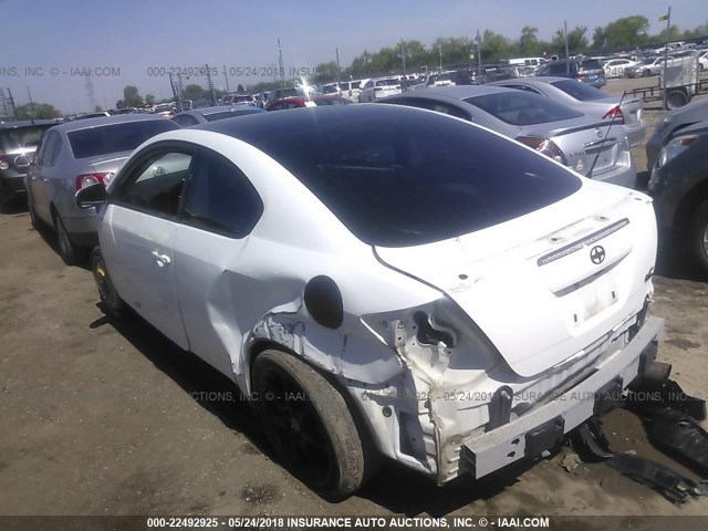 JTKDE3B74A0303842 - 2010 TOYOTA SCION TC WHITE photo 3