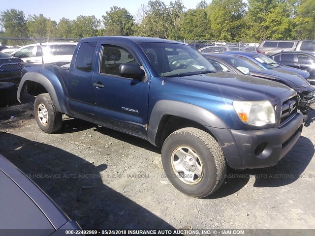 5TEUX42N85Z005399 - 2005 TOYOTA TACOMA ACCESS CAB Կապույտ լուսանկար 1