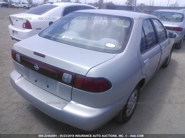 1N4AB41D6XC707478 - 1999 NISSAN SENTRA XE/GXE SILVER photo 4