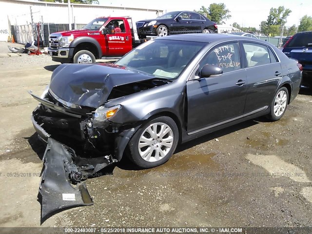 4T1BK3DB4CU460321 - 2012 TOYOTA AVALON LIMITED GRAY photo 2