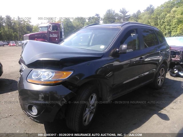 5XYZHDAG8BG077134 - 2011 HYUNDAI SANTA FE SE BROWN photo 2