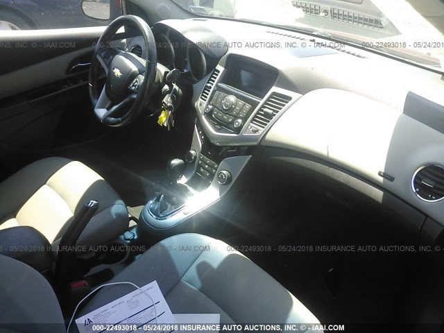 1G1PK5SC9C7287744 - 2012 CHEVROLET CRUZE ECO წითელი ფოტო 5