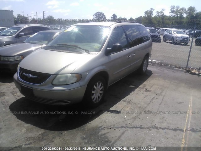 2C8GP74L13R147475 - 2003 CHRYSLER TOWN & COUNTRY EX GOLD photo 2