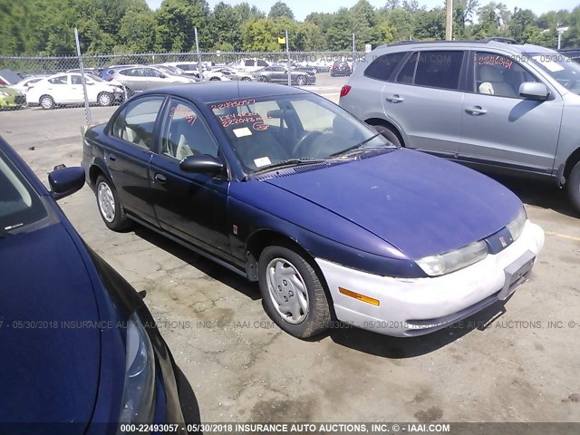 1G8ZF5286XZ207787 - 1999 SATURN SL Dark Blue photo 1