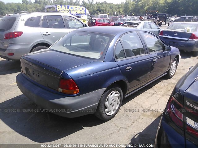 1G8ZF5286XZ207787 - 1999 SATURN SL Dark Blue photo 4