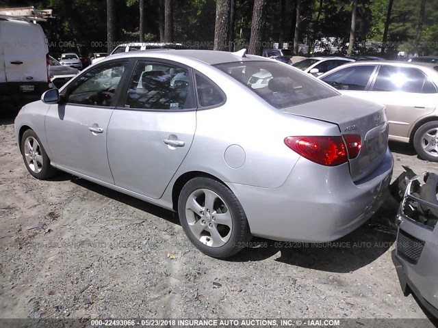 KMHDU46D59U653934 - 2009 HYUNDAI ELANTRA GLS/SE SILVER photo 3