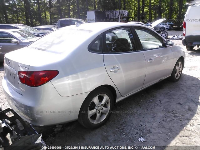 KMHDU46D59U653934 - 2009 HYUNDAI ELANTRA GLS/SE SILVER photo 4