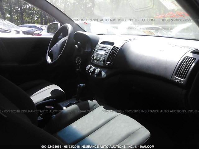 KMHDU46D59U653934 - 2009 HYUNDAI ELANTRA GLS/SE SILVER photo 5