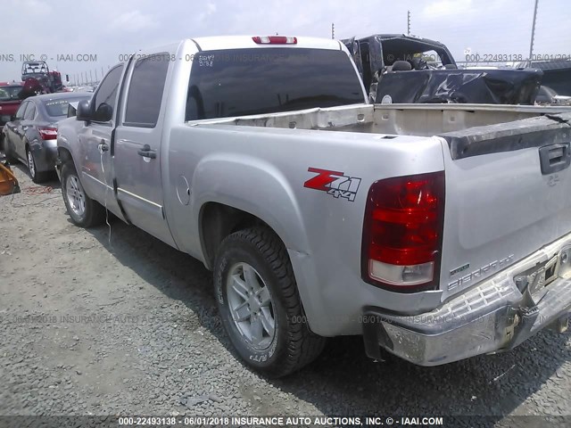 3GTRKVE32AG125547 - 2010 GMC SIERRA K1500 SLE SILVER photo 3