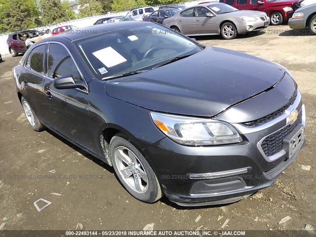 1G11B5SL7FF241362 - 2015 CHEVROLET MALIBU LS GRAY photo 1
