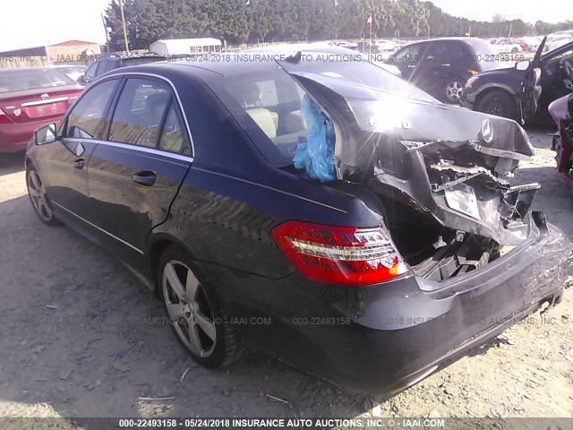 WDDHF8HB2AA116470 - 2010 MERCEDES-BENZ E 350 4MATIC BLACK photo 3