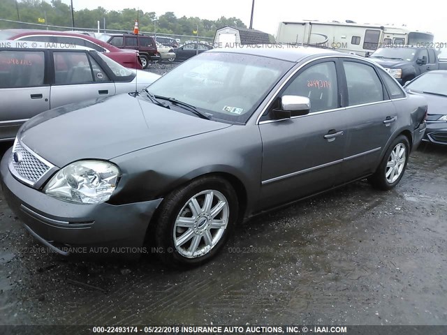 1FAHP25146G104718 - 2006 FORD FIVE HUNDRED LIMITED GRAY photo 2