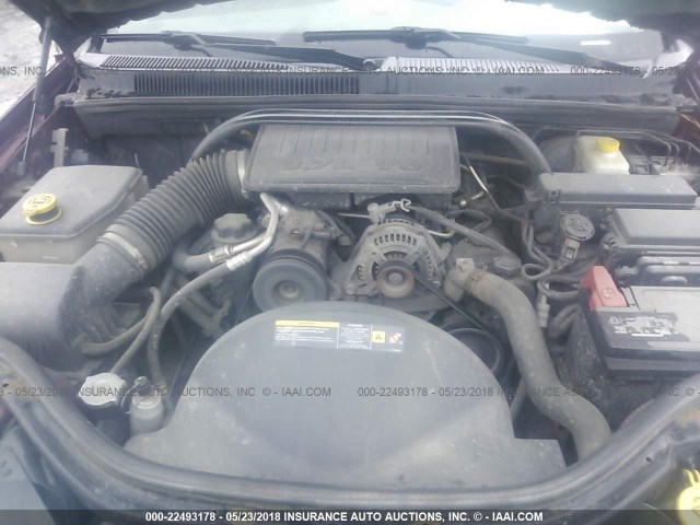 1J8GR48K17C513924 - 2007 JEEP GRAND CHEROKEE LAREDO/COLUMBIA/FREEDOM 红色 照片 10