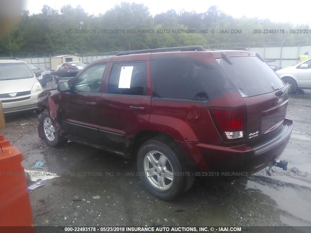 1J8GR48K17C513924 - 2007 JEEP GRAND CHEROKEE LAREDO/COLUMBIA/FREEDOM 红色 照片 3