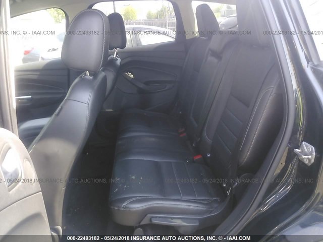 1FMCU9JX0EUB20846 - 2014 FORD ESCAPE TITANIUM BLACK photo 8