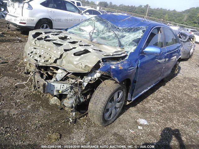 4T1BF3EK1AU523326 - 2010 TOYOTA CAMRY SE/LE/XLE BLUE photo 2