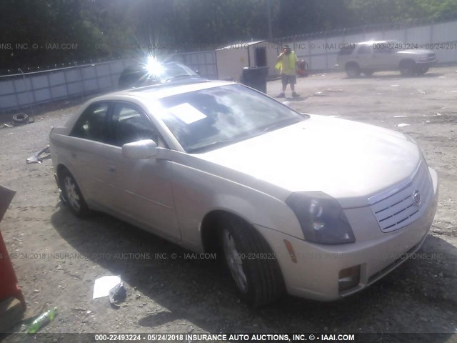 1G6DP577270189518 - 2007 CADILLAC CTS HI FEATURE V6 GOLD photo 1