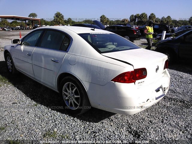 1G4HD57207U122867 - 2007 BUICK LUCERNE CXL WHITE photo 3