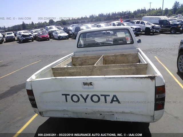 4TARN81A9NZ043247 - 1992 TOYOTA PICKUP 1/2 TON SHORT WHEELBASE STB WHITE photo 8