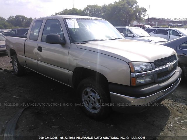 2GCEK19V741373437 - 2004 CHEVROLET SILVERADO K1500 GOLD photo 1