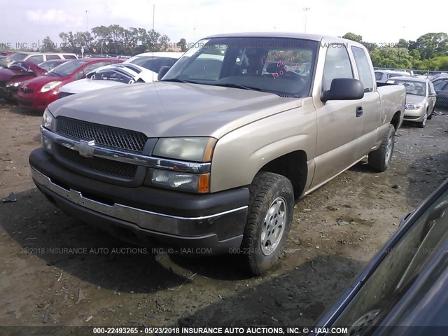 2GCEK19V741373437 - 2004 CHEVROLET SILVERADO K1500 GOLD photo 2