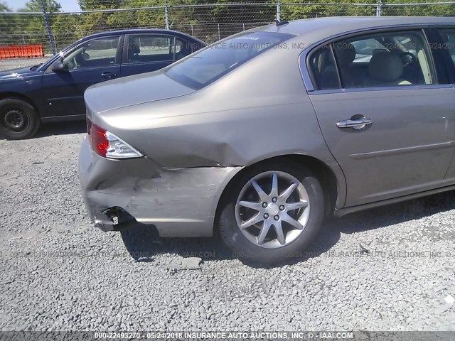 1G4HD57247U120460 - 2007 BUICK LUCERNE CXL GOLD photo 6