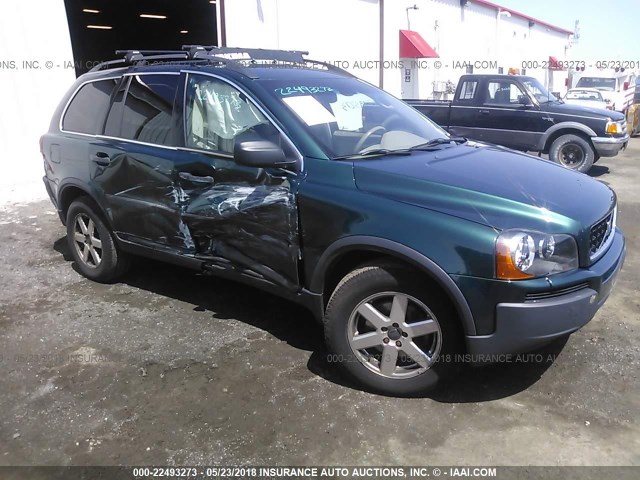 YV1CZ59H941067960 - 2004 VOLVO XC90 GREEN photo 1