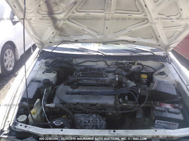 3N1BB41D1XL001671 - 1999 NISSAN SENTRA SE WHITE photo 10