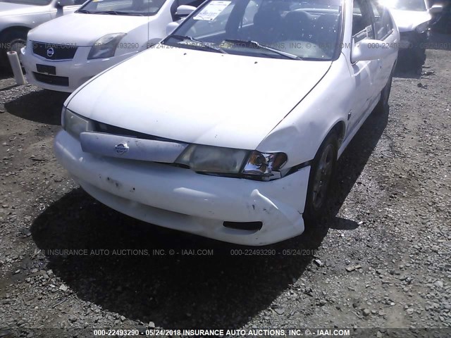 3N1BB41D1XL001671 - 1999 NISSAN SENTRA SE WHITE photo 6