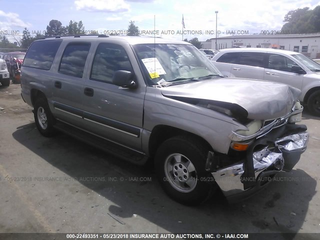 1GNEC16Z43J252154 - 2003 CHEVROLET SUBURBAN C1500 GRAY photo 1