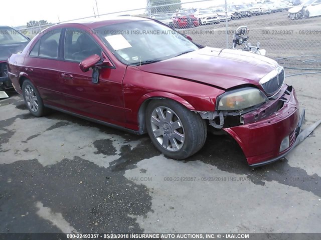 1LNHM87A45Y648031 - 2005 LINCOLN LS Qırmızı foto 1