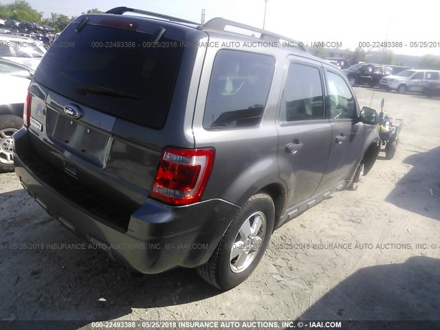 1FMCU0D78CKC59056 - 2012 FORD ESCAPE XLT GRAY photo 4