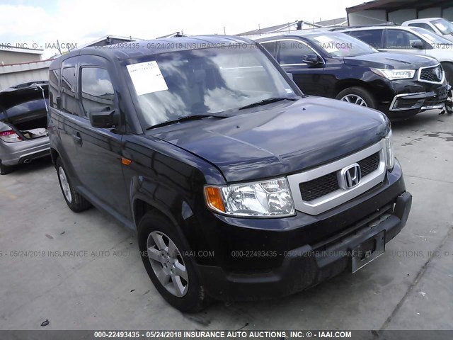 5J6YH1H7XBL003485 - 2011 HONDA ELEMENT EX BLACK photo 1