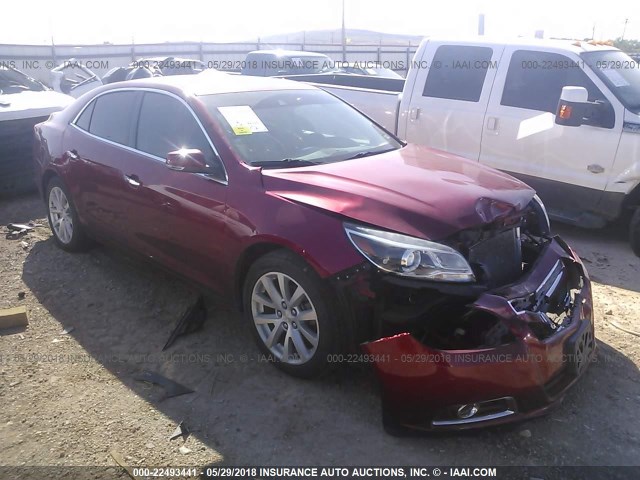 1G11H5SA5DF273642 - 2013 CHEVROLET MALIBU LTZ 红色 照片 1