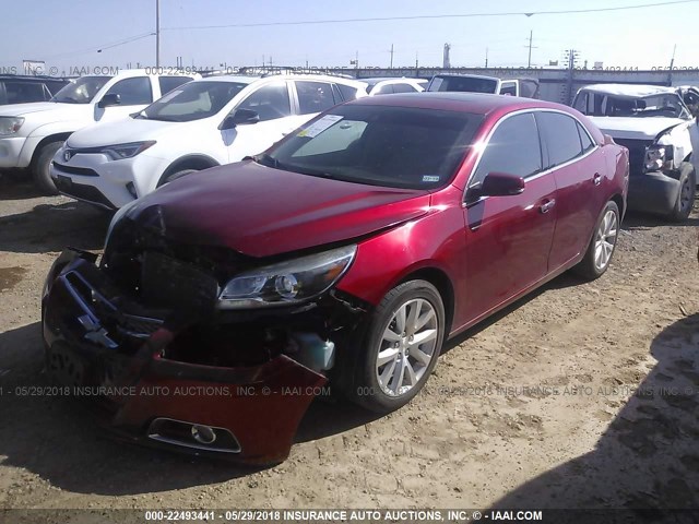 1G11H5SA5DF273642 - 2013 CHEVROLET MALIBU LTZ 红色 照片 2