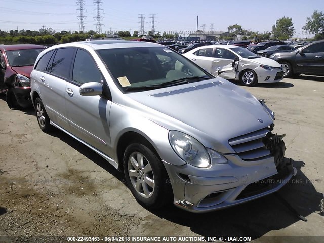 4JGCB65EX6A029762 - 2006 MERCEDES-BENZ R 350 SILVER photo 1