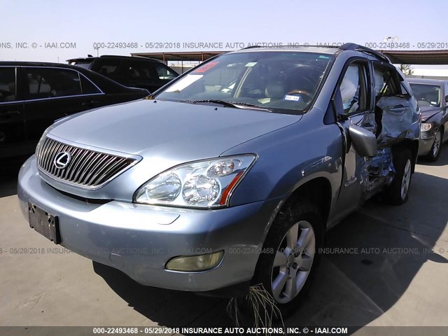 JTJHA31U440021214 - 2004 LEXUS RX 330 BLUE photo 2