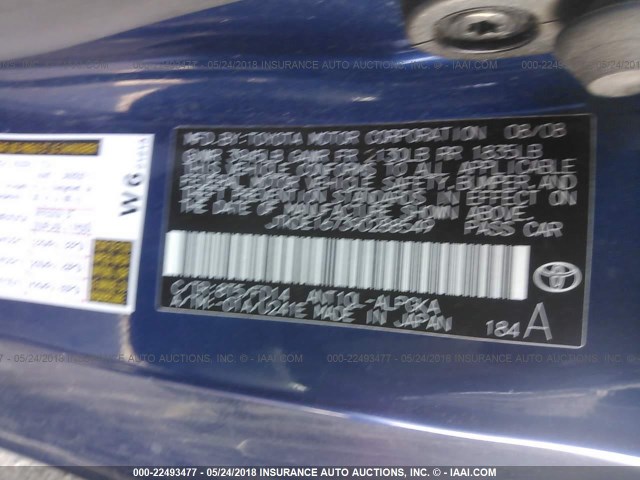 JTKDE167390288549 - 2009 TOYOTA SCION TC 蓝色 照片 9