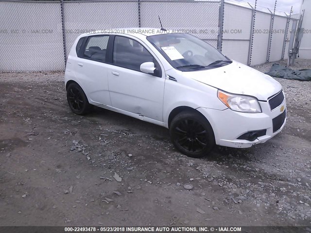 KL1TD6DE8BB154481 - 2011 CHEVROLET AVEO LS/LT 白色 照片 1