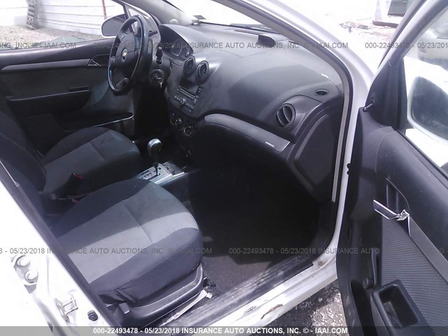 KL1TD6DE8BB154481 - 2011 CHEVROLET AVEO LS/LT 白色 照片 5