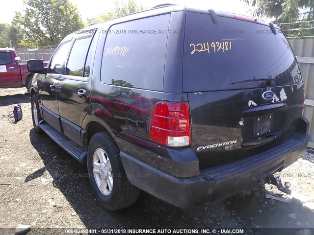 1FMFU16L13LC58192 - 2003 FORD EXPEDITION XLT BLACK photo 3
