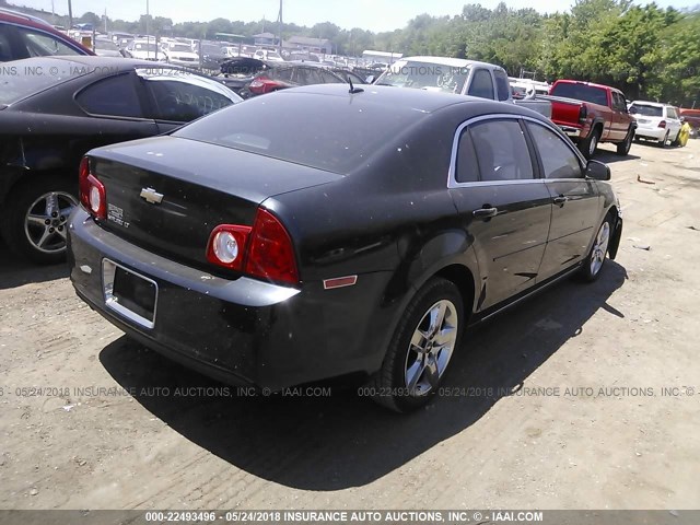 1G1ZC5EB2A4108421 - 2010 CHEVROLET MALIBU 1LT 黑色 照片 4