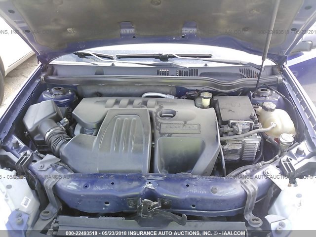 1G1AK15FX77202761 - 2007 CHEVROLET COBALT LS BLUE photo 10