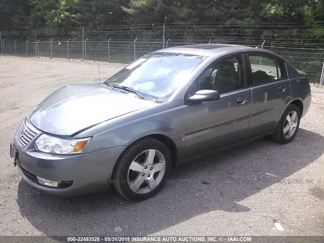 1G8AL58F96Z192907 - 2006 SATURN ION LEVEL 3 GRAY photo 2