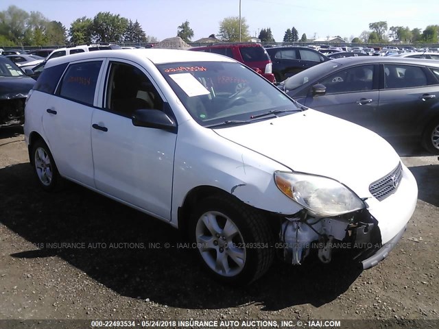 2T1KR32E08C706427 - 2008 TOYOTA COROLLA MATRIX XR WHITE photo 1