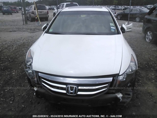 1HGCP3F81CA040188 - 2012 HONDA ACCORD EXL WHITE photo 6