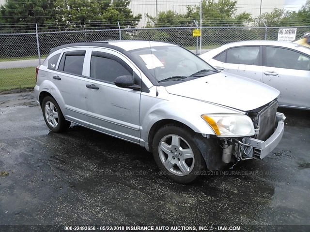 1B3HB48B78D696582 - 2008 DODGE CALIBER SXT SILVER photo 1