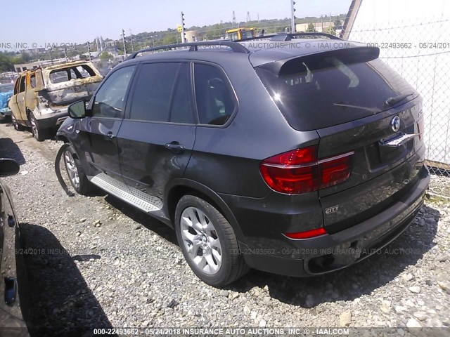 5UXZV4C53CL767463 - 2012 BMW X5 XDRIVE35I GRAY photo 3